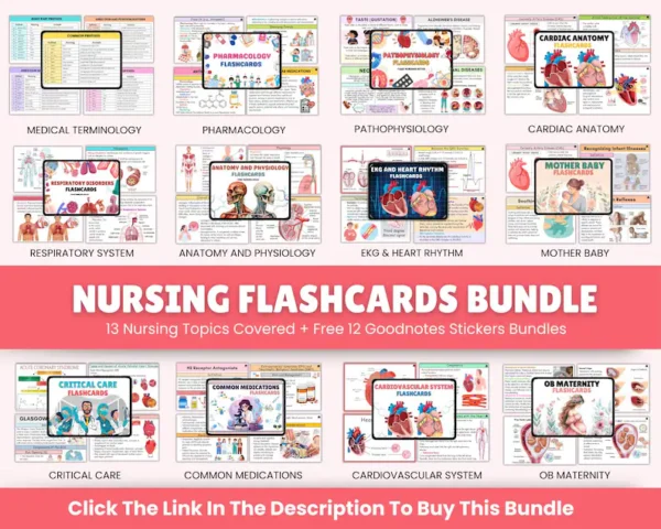 200+ Anatomy and Physiology Flashcards | Anatomy Study Guide | Nursing Notes 2025 - Image 2