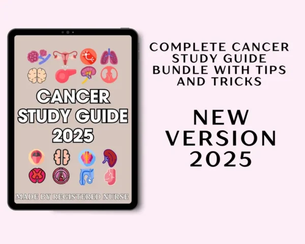 Cancer Nursing Notes 25+ Pages, Nurse Notes, Nursing Study Guide, Nursing Bundle, Cervical Cancer, Breast Cancer, Nursing School Notes, 2025 - Image 7